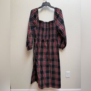J. Crew Tartan Plaid Dress